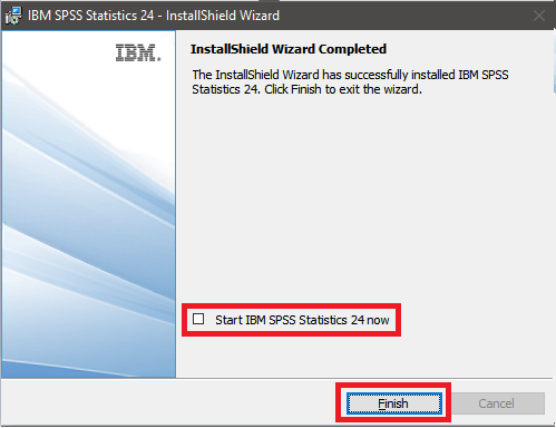 Završena instalacija SPSS-a